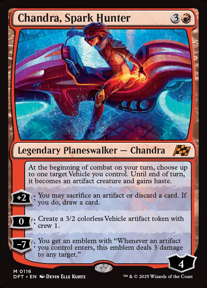 Chandra, Spark Hunter Front Face