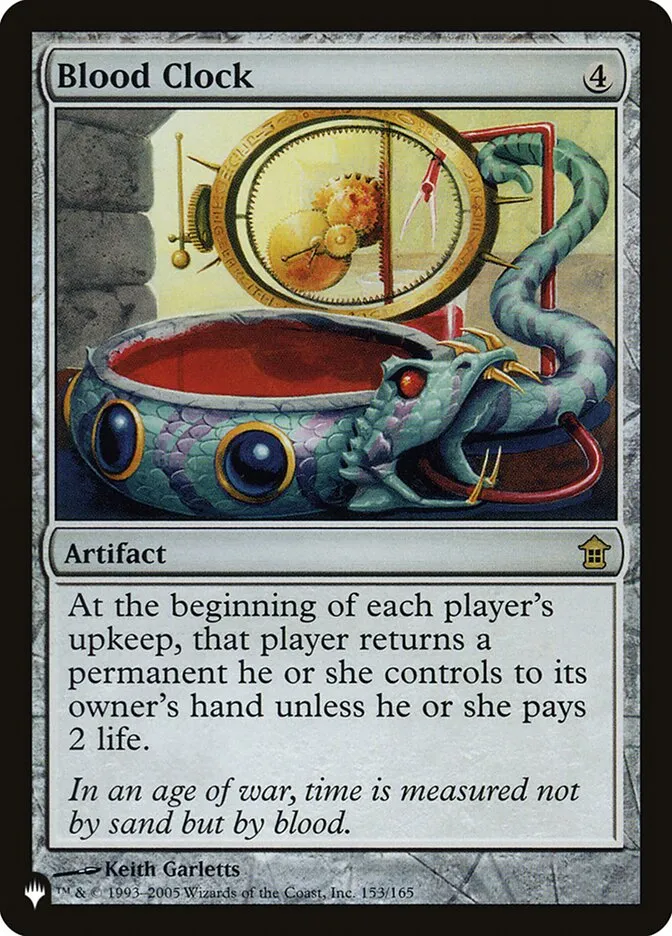 Blood Clock Front Face