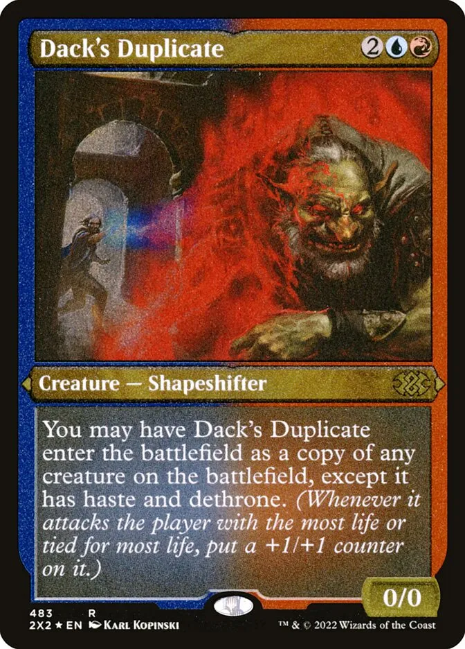 Dack's Duplicate Front Face