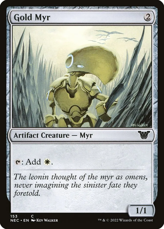 Gold Myr Front Face
