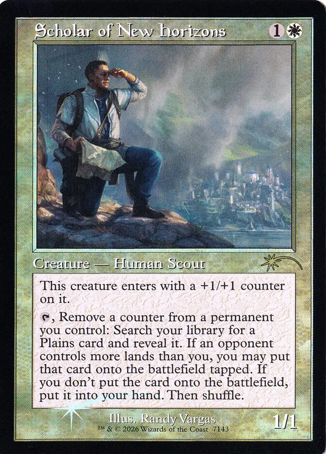 Scholar of New Horizons Front Face