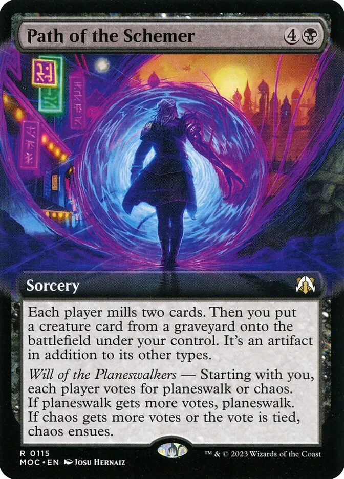 Path of the Schemer Front Face