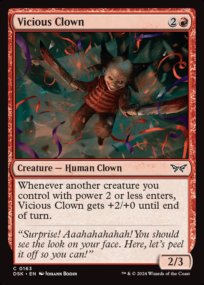Vicious Clown Front Face