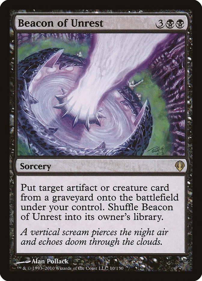 Beacon of Unrest Front Face