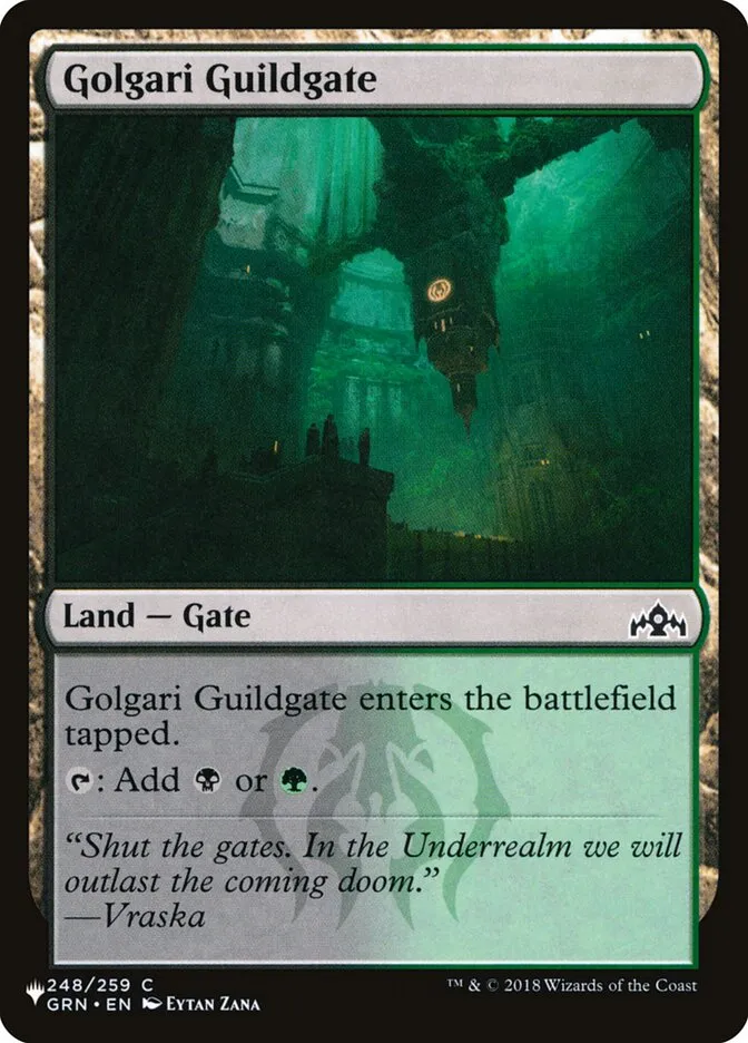 Golgari Guildgate Front Face