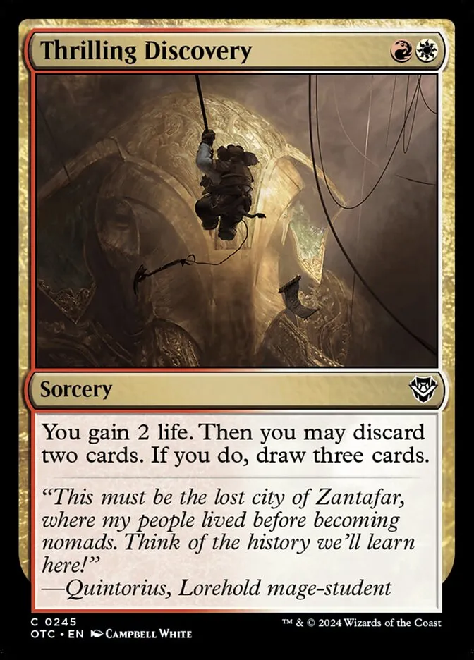Thrilling Discovery Front Face