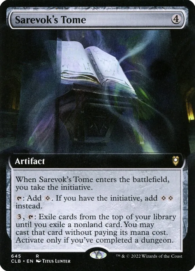 Sarevok's Tome Front Face