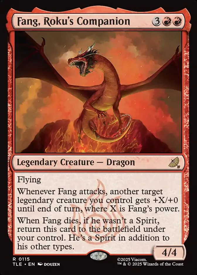 Fang, Roku's Companion Front Face