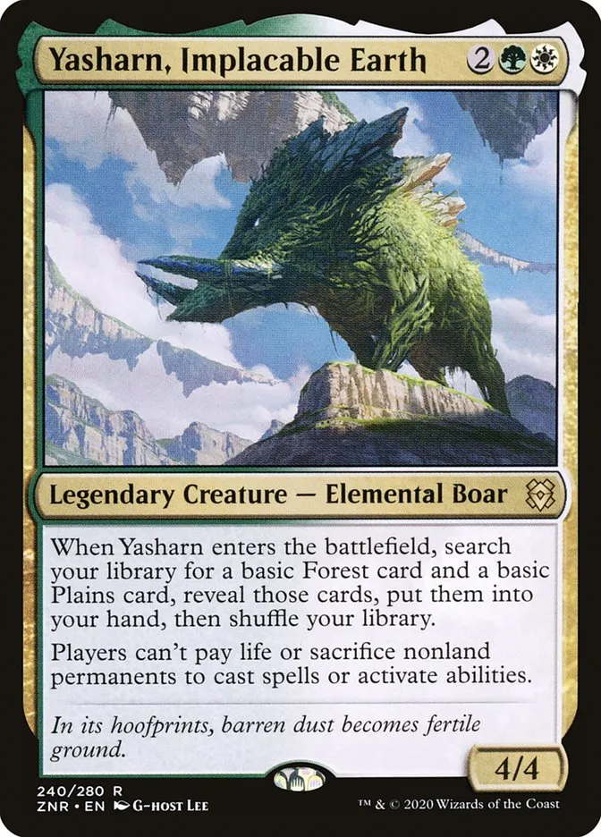 Yasharn, Implacable Earth Front Face