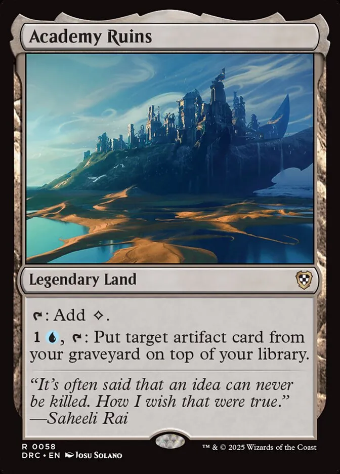 Academy Ruins Front Face