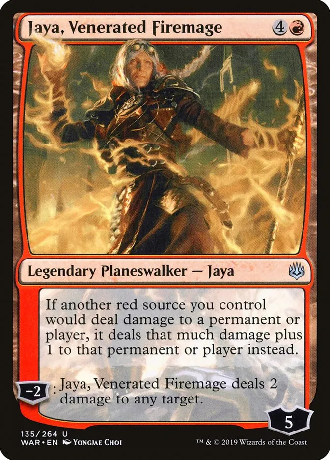 Jaya, Venerated Firemage Front Face