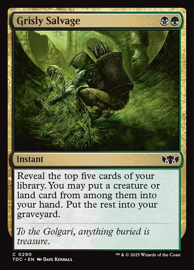 Grisly Salvage Front Face