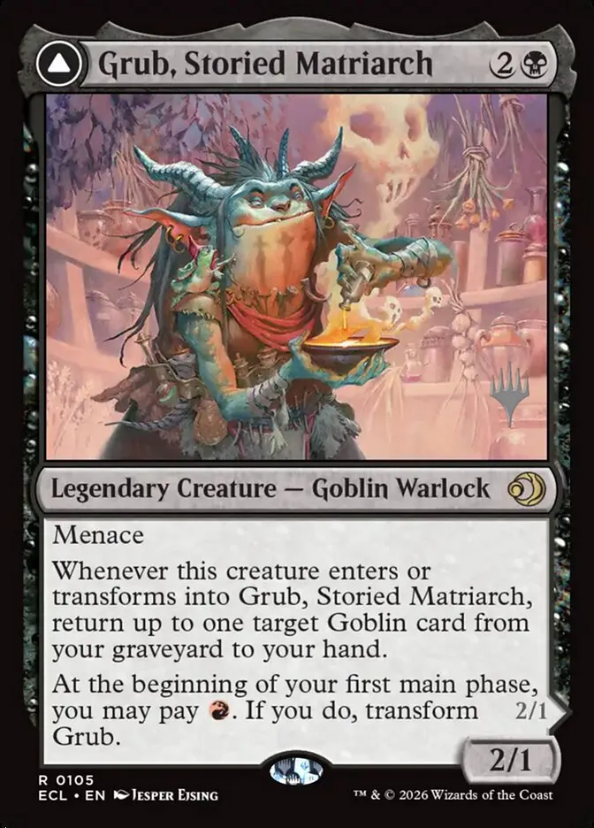 Grub, Storied Matriarch // Grub, Notorious Auntie Front Face