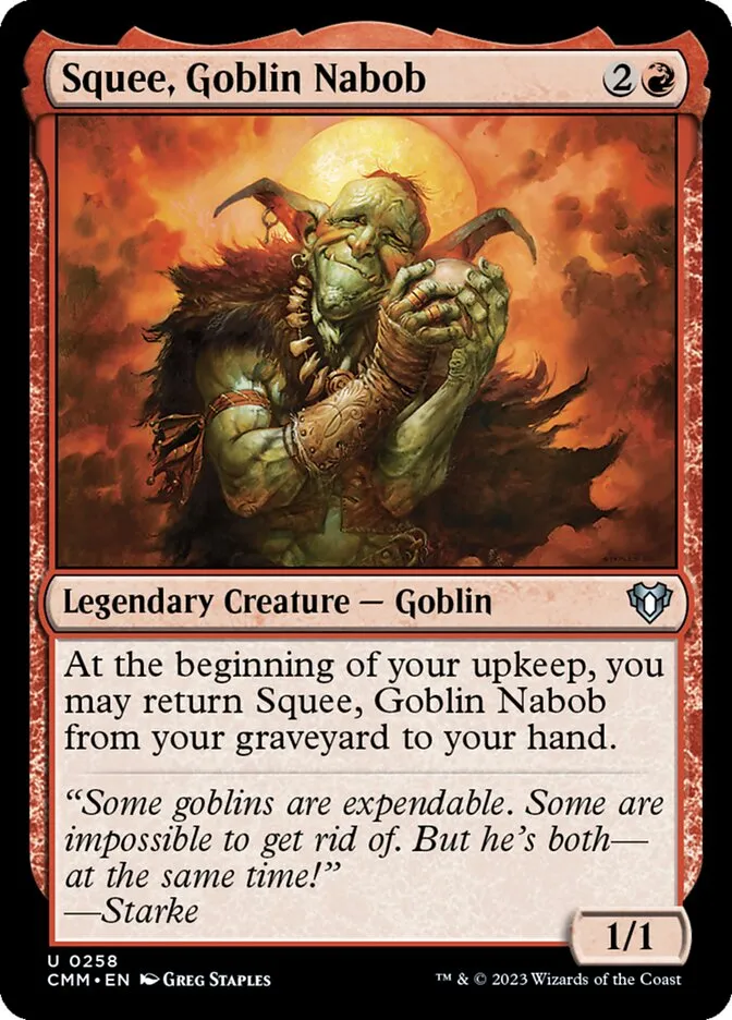 Squee, Goblin Nabob Front Face