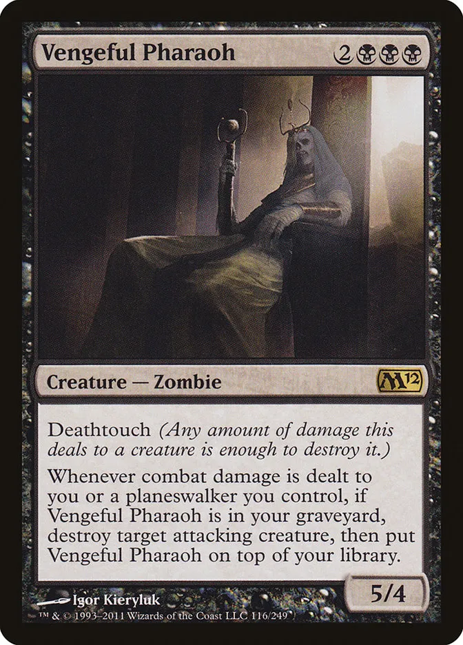 Vengeful Pharaoh Front Face