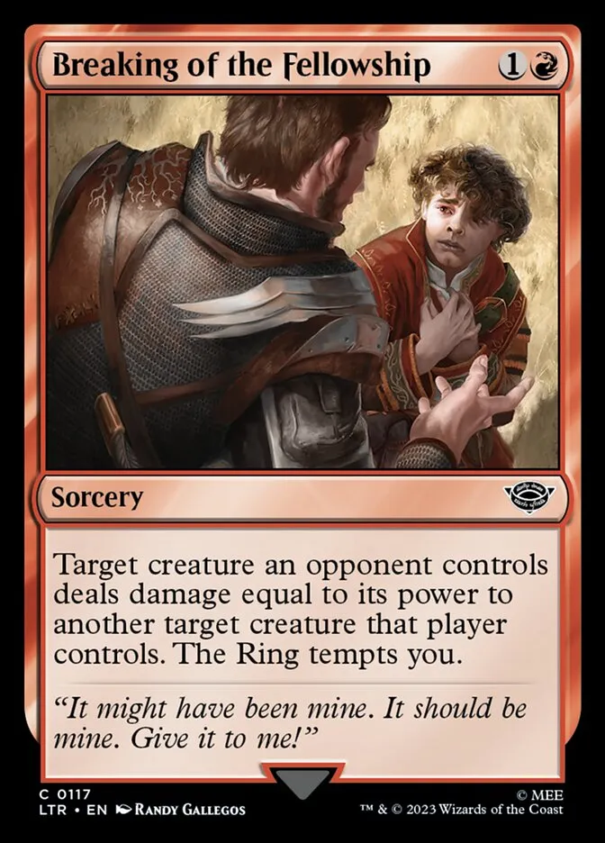 Breaking of the Fellowship Front Face