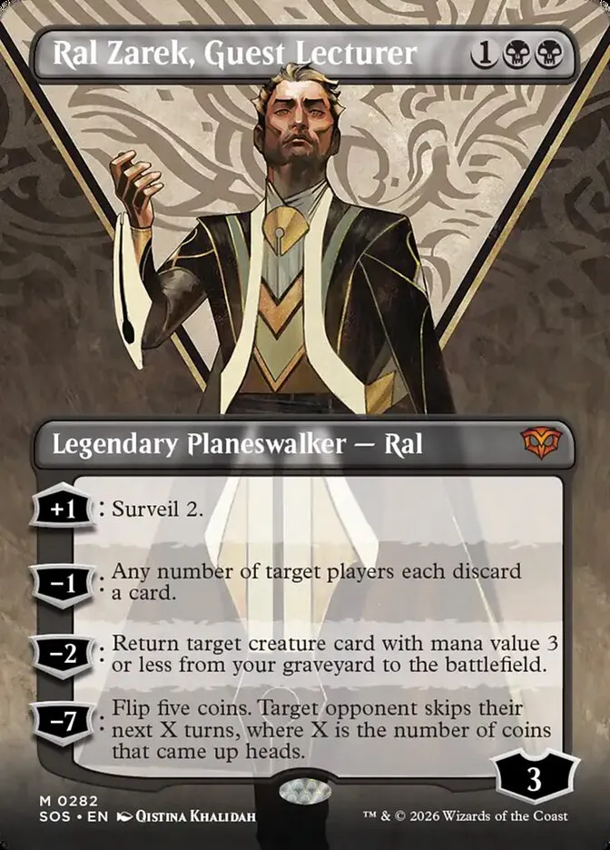 Ral Zarek, Guest Lecturer Front Face