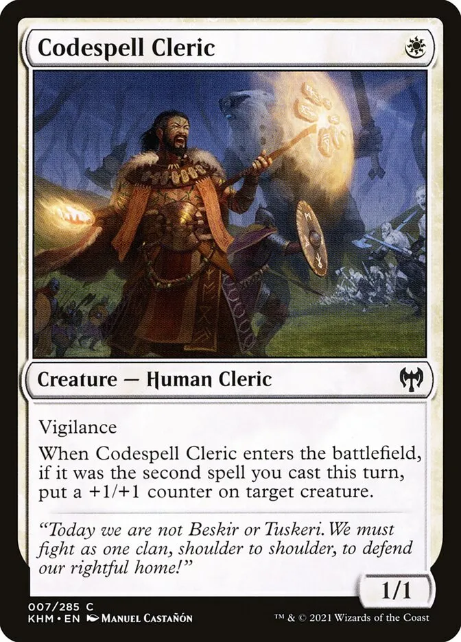 Codespell Cleric Front Face