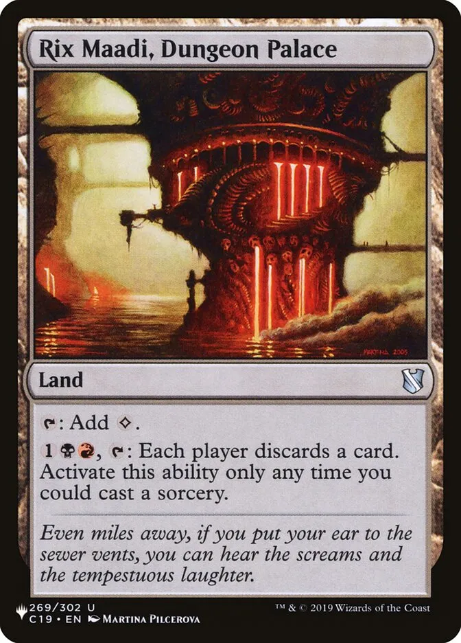 Rix Maadi, Dungeon Palace Front Face