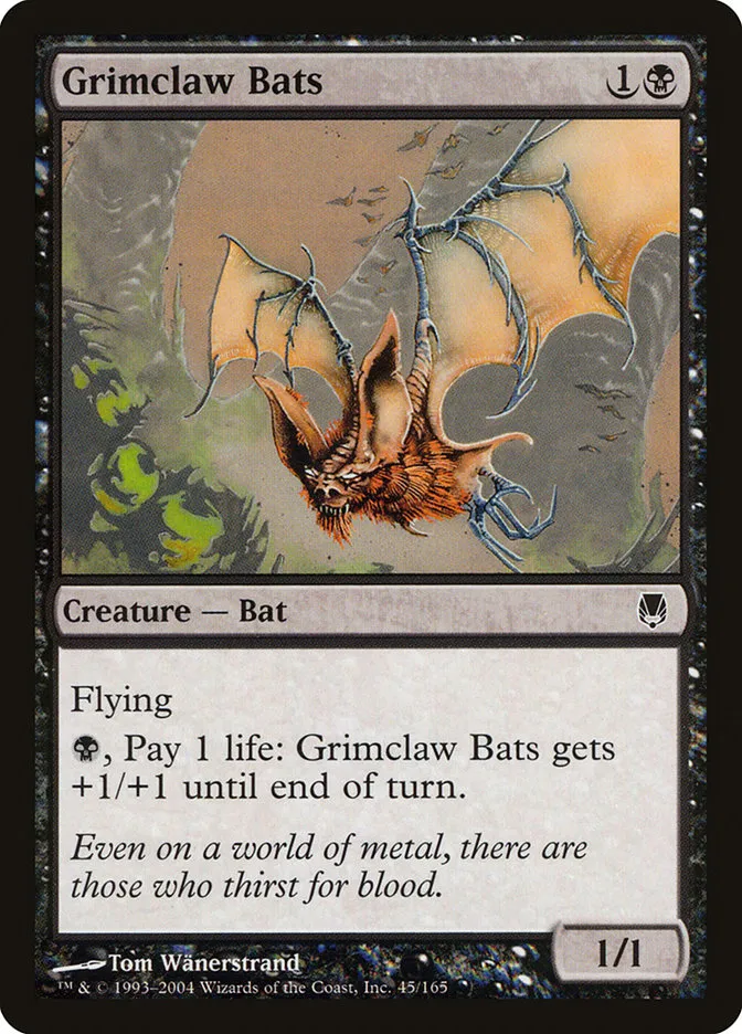 Grimclaw Bats Front Face