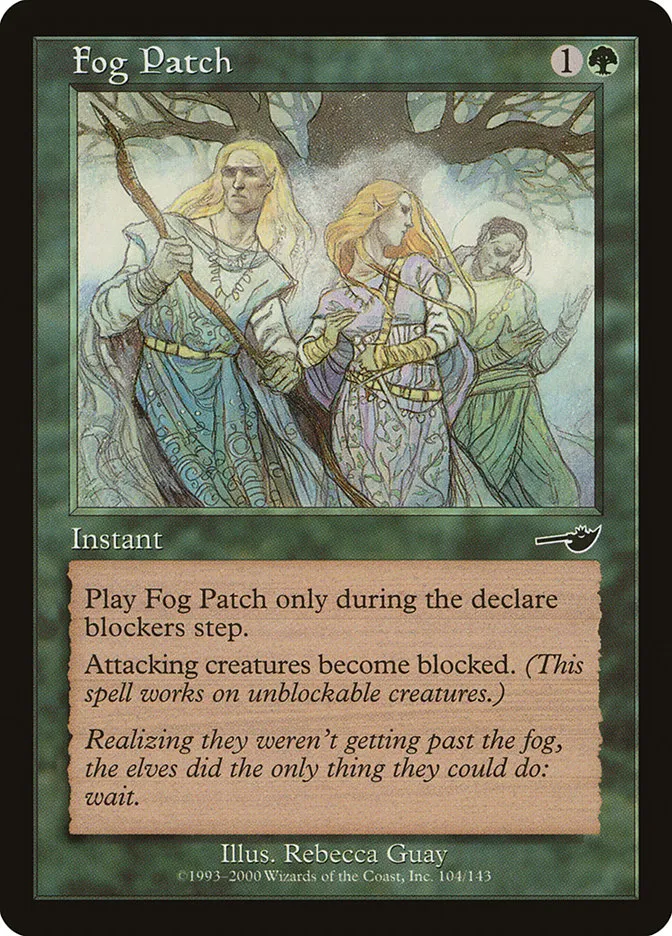 Fog Patch Front Face