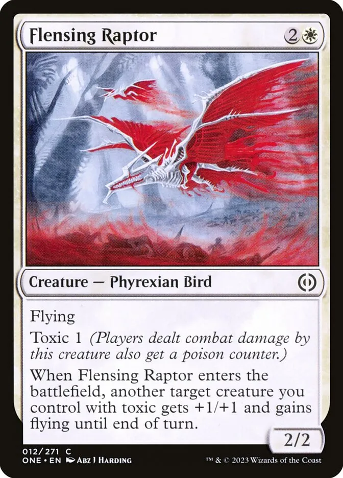 Flensing Raptor Front Face