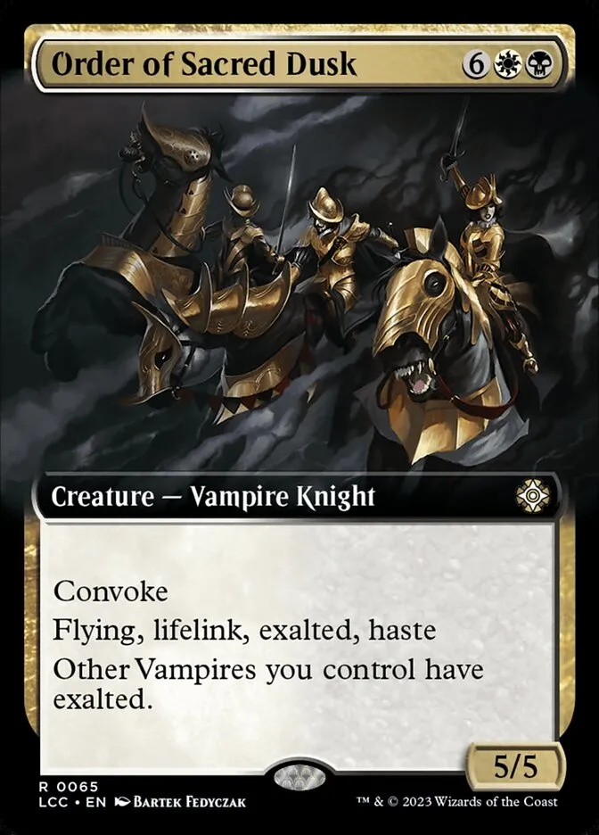 Order of Sacred Dusk Front Face