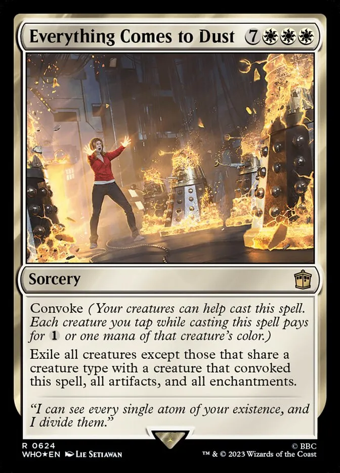 Everything Comes to Dust Front Face