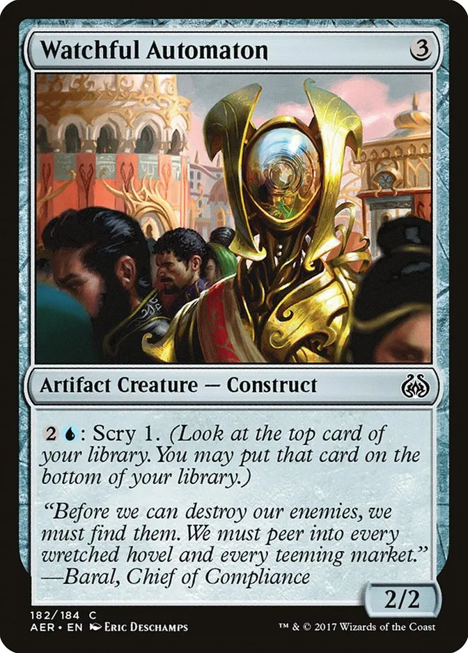 Watchful Automaton Front Face