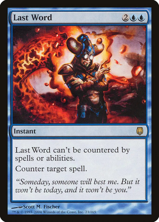 Last Word Front Face