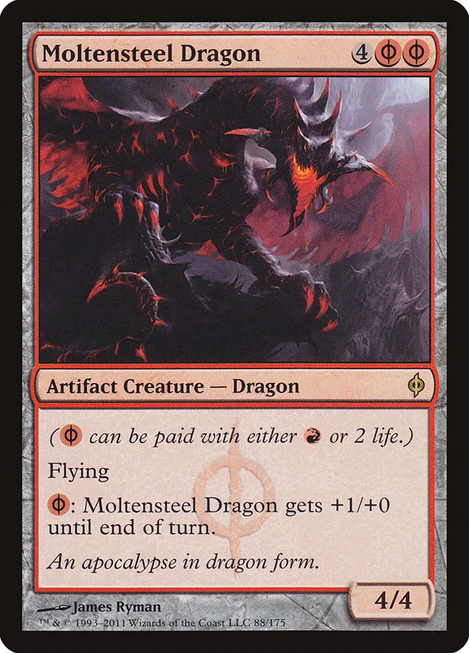 Moltensteel Dragon Front Face
