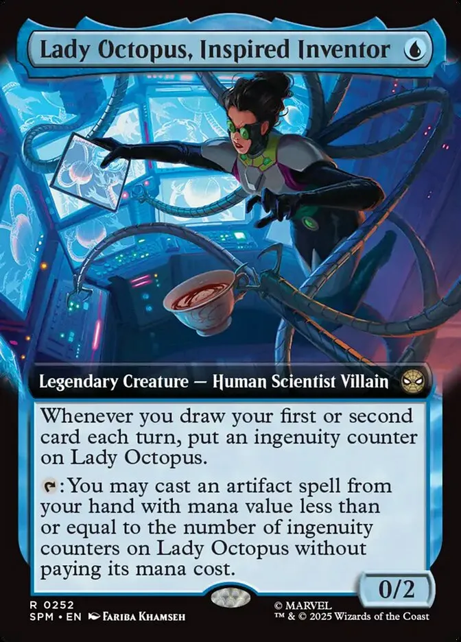 Lady Octopus, Inspired Inventor Front Face