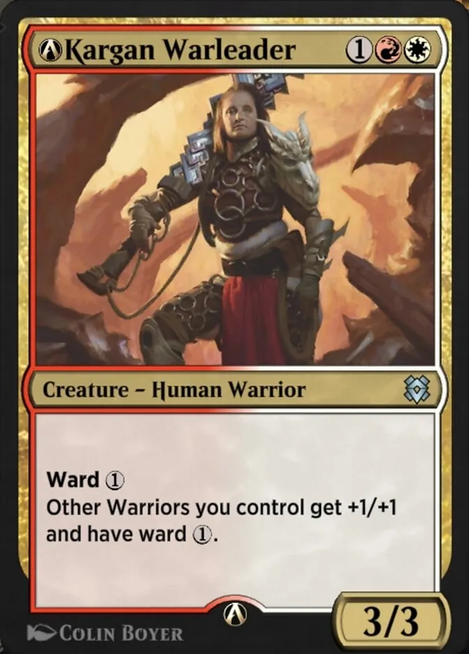 A-Kargan Warleader Front Face