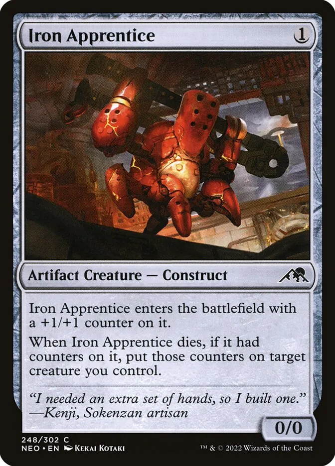 Iron Apprentice Front Face