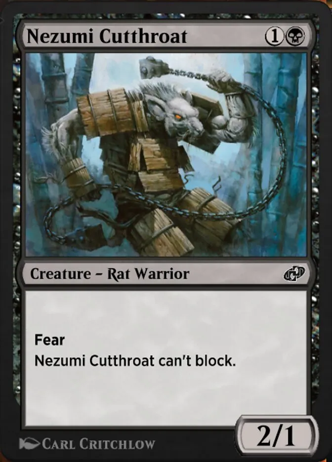 Nezumi Cutthroat Front Face