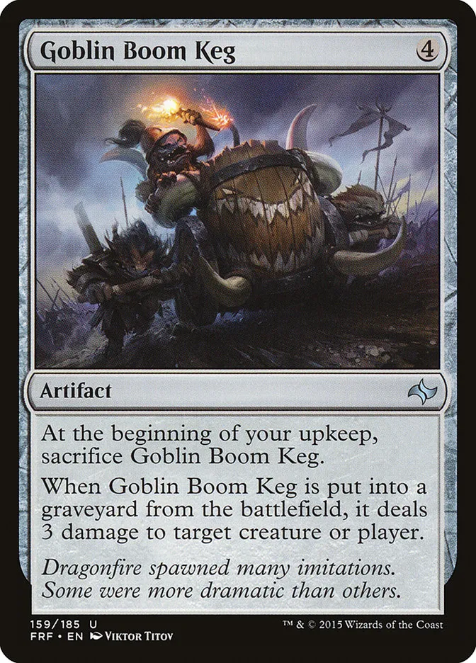 Goblin Boom Keg Front Face