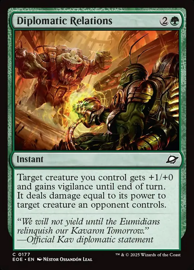 Diplomatic Relations Front Face