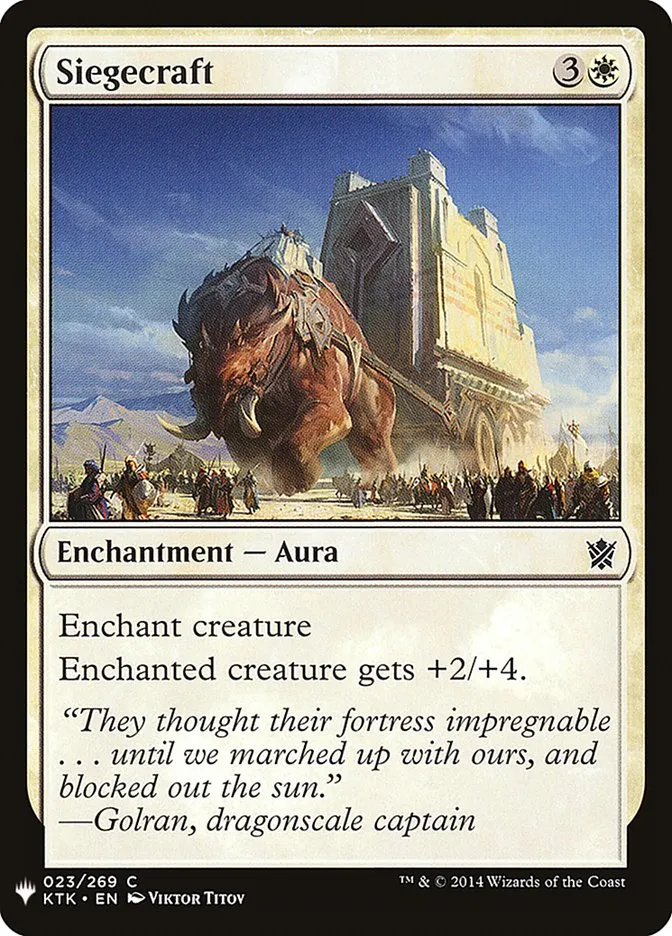 Siegecraft Front Face