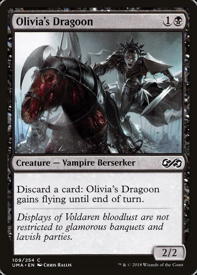 Olivia's Dragoon Front Face