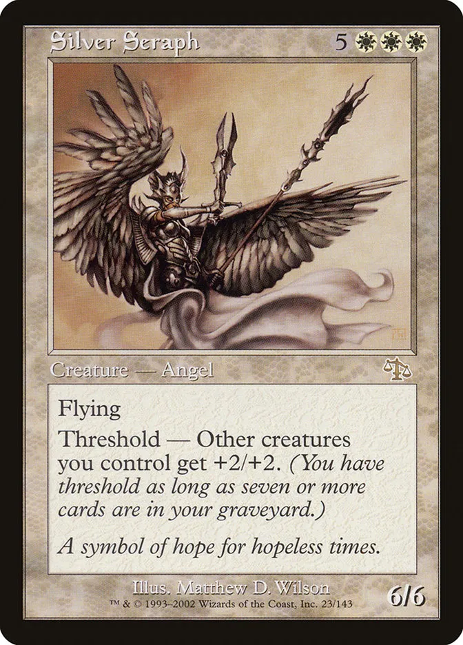 Silver Seraph Front Face