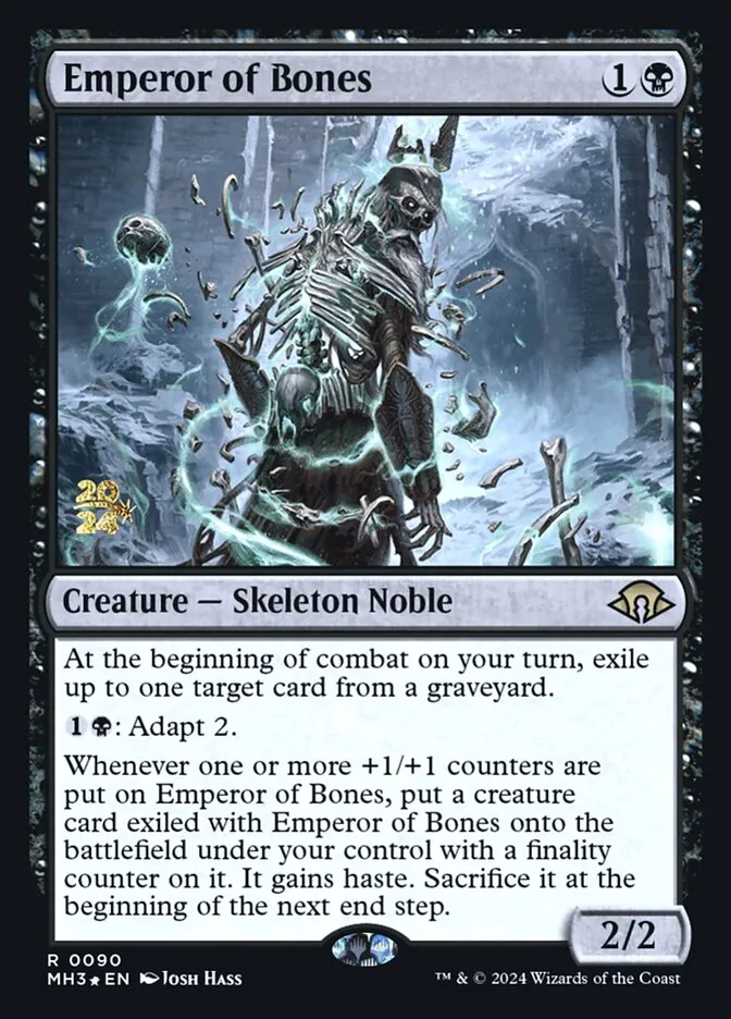Emperor of Bones Front Face