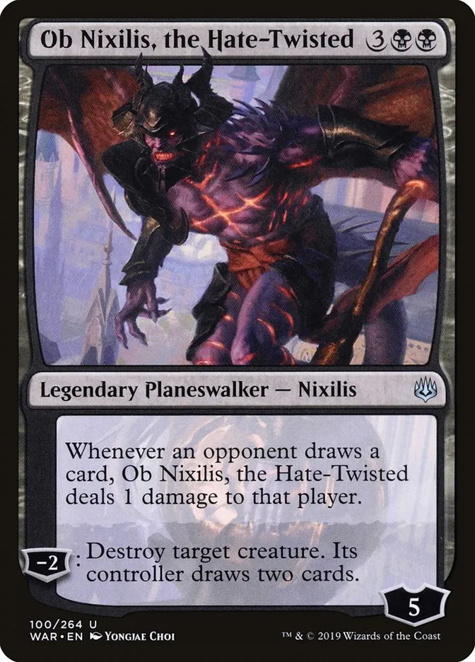 Ob Nixilis, the Hate-Twisted Front Face