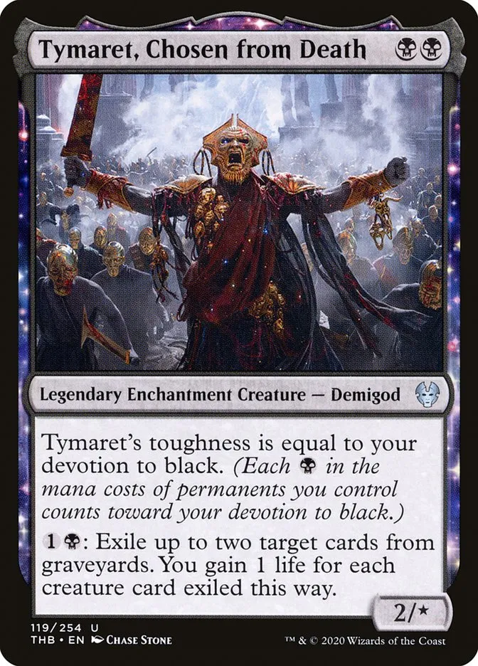 Tymaret, Chosen from Death Front Face