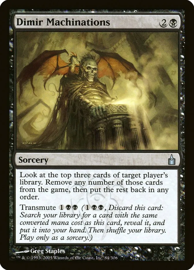 Dimir Machinations Front Face