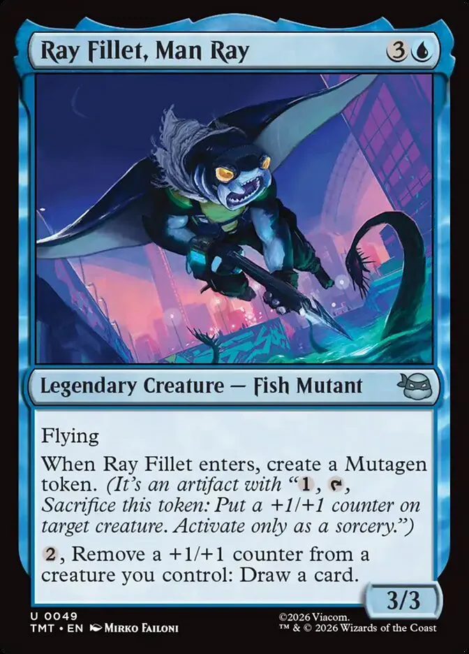 Ray Fillet, Man Ray Front Face