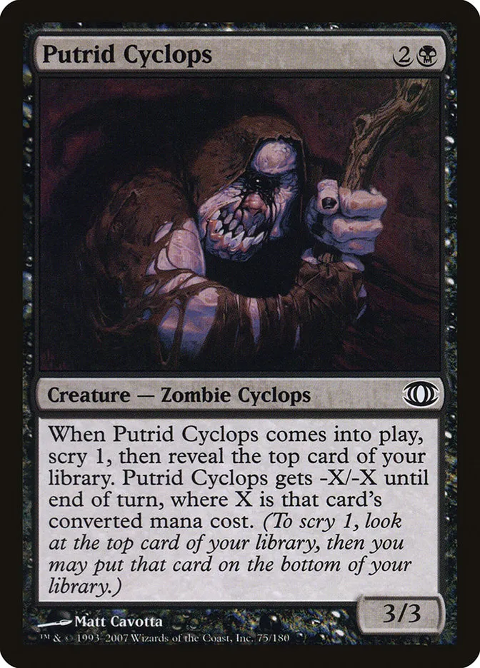 Putrid Cyclops Front Face
