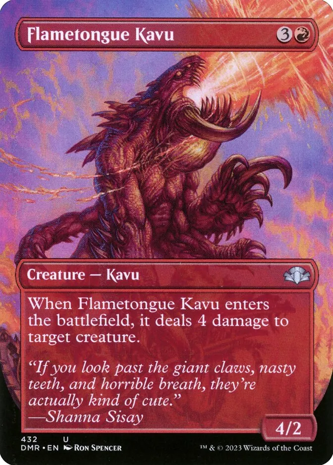Flametongue Kavu Front Face