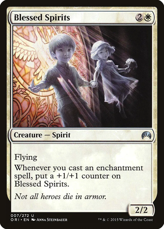 Blessed Spirits Front Face