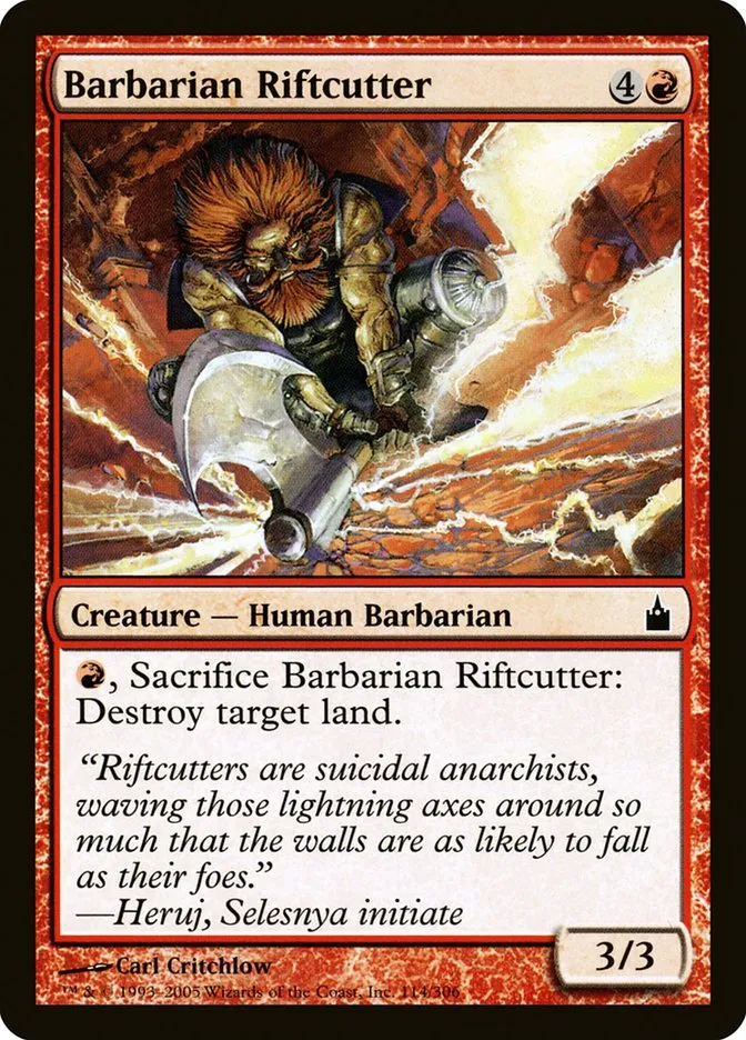 Barbarian Riftcutter Front Face