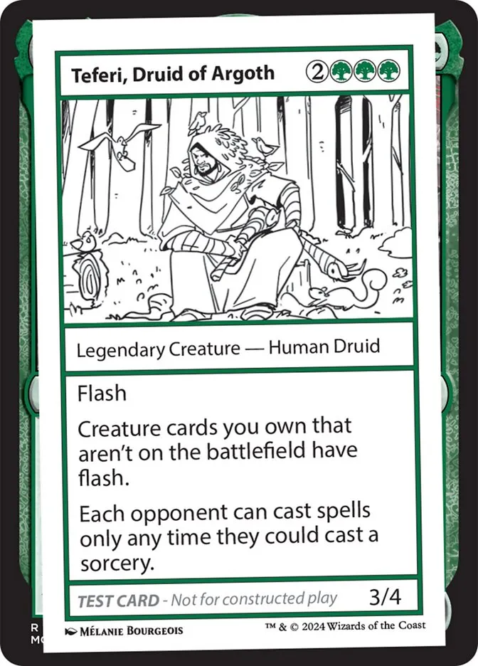 Teferi, Druid of Argoth Front Face